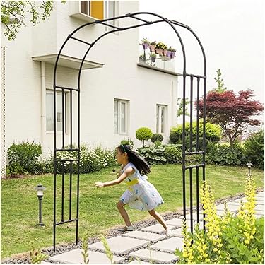 メタルガーデンアーバーアーチ屋内/屋外パーゴラトレリスサポートつる